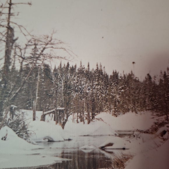 Vintage 1992 Derek Hendsbee "Winter in Lundy" PERMAplaque Art 16"X12" - Picture 7 of 16